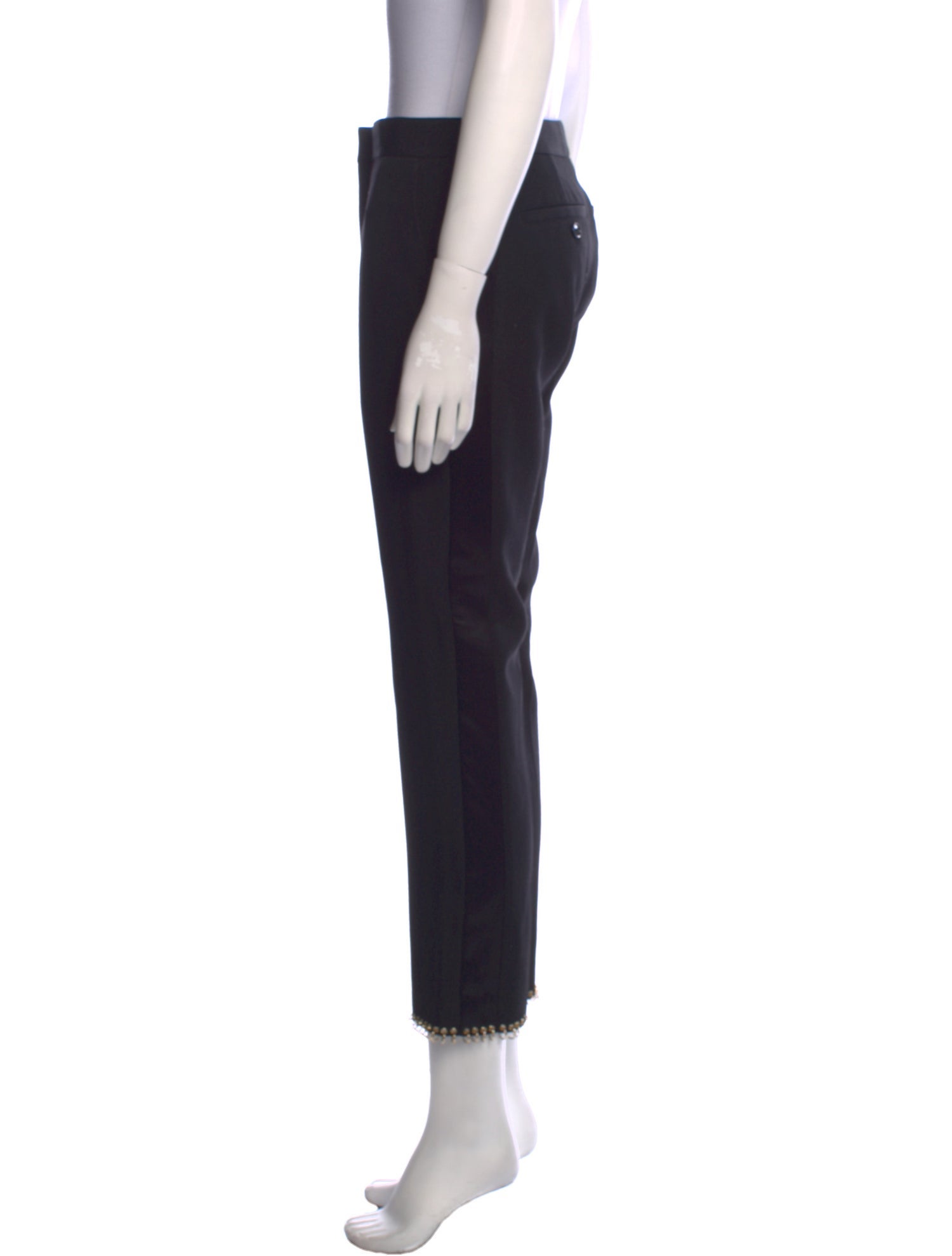 Burberry Wool Straight Leg Pants